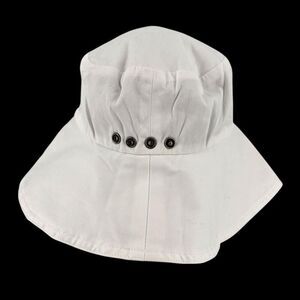 Sun hats by Ronigirl White bucket hat ‎ UPF 50 fishing beach hiking OS